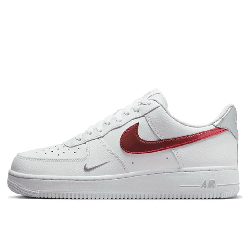 Air Force 1 Low Picante Röd Wolf Grå - 1