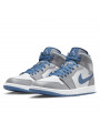 Air Jordan 1 Mid True Blue - 1