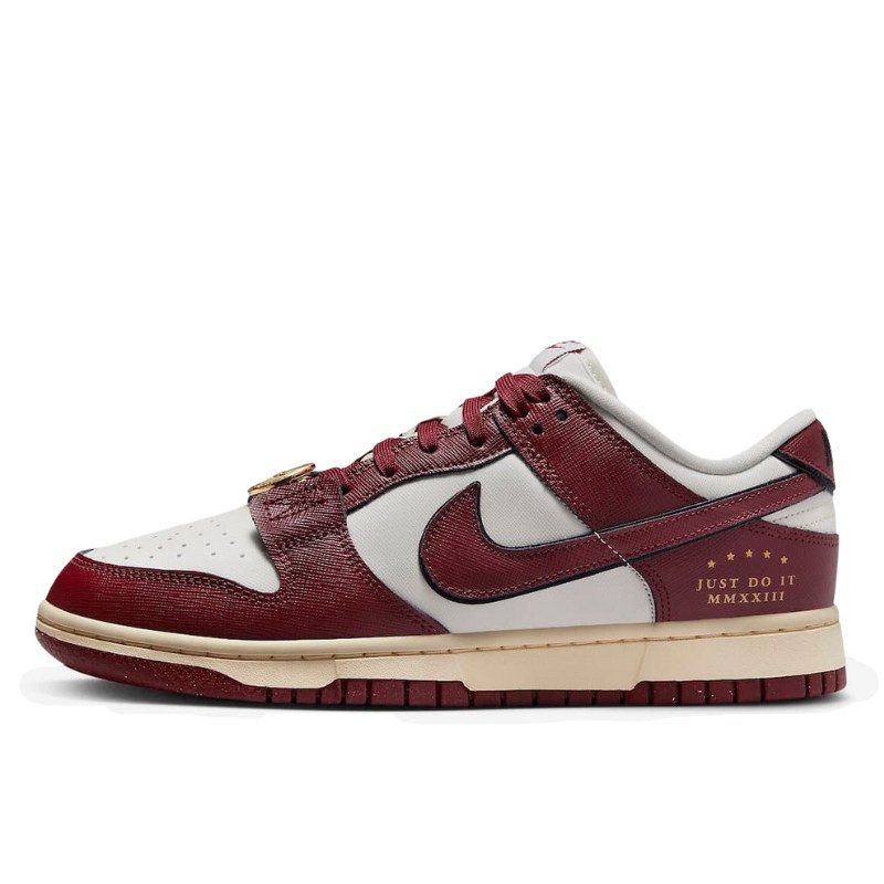 Nike Dunk Low SE Just Do It Sail Team Red - 1