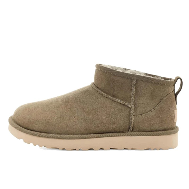UGG Classic Ultra Mini Laars Gebrande Olijf - 1