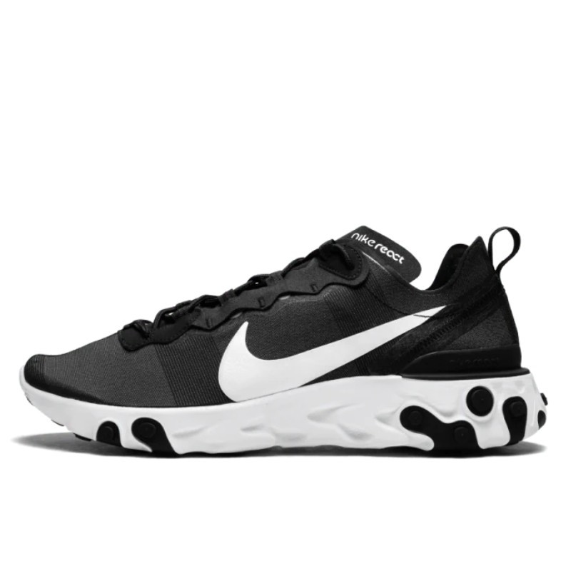 Nike React Element 55 Black White - 1