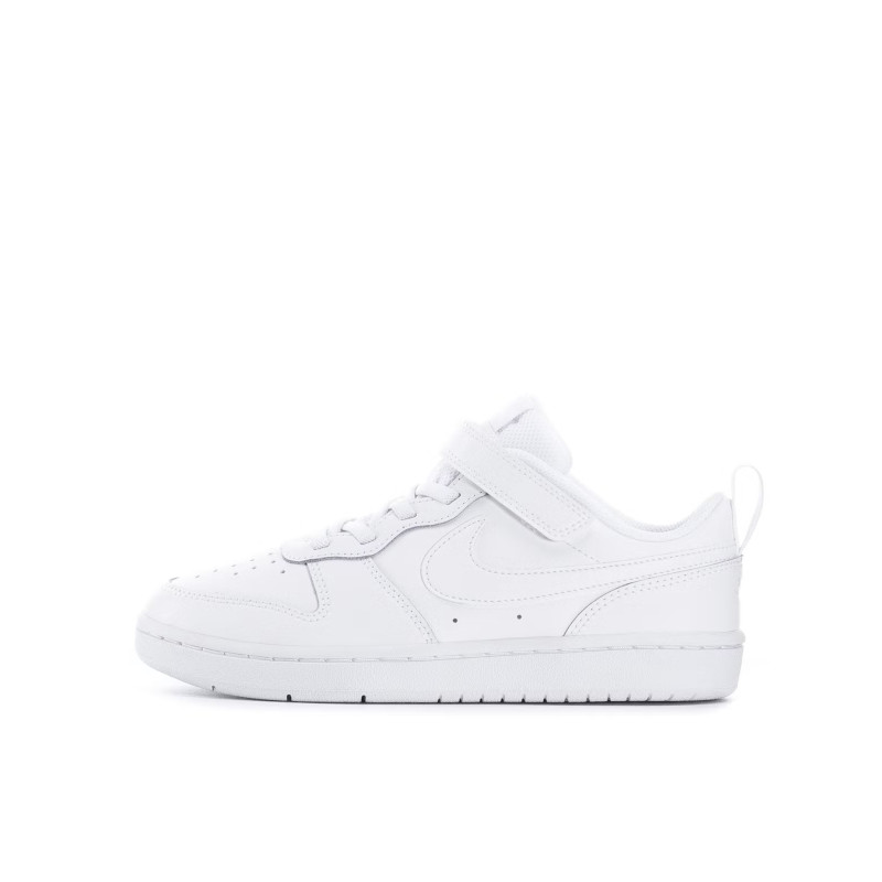 Nike Court Borough Low 2 Triple White Kids and Babies - 1