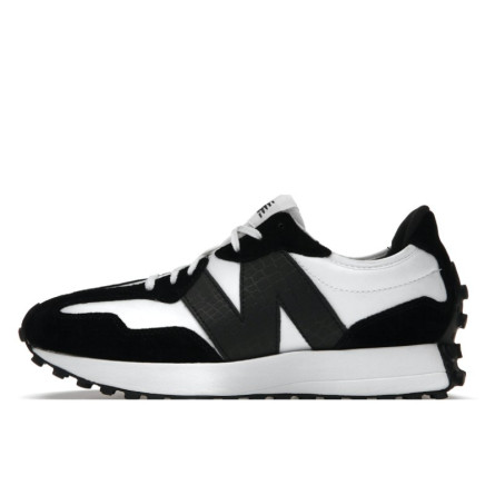 New Balance 327 Black White Black - 1