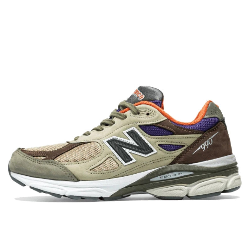 New Balance 990 V3 MiUsa Tan Blue - 1