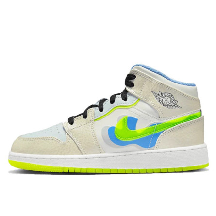 Air Jordan 1 Mid SE Warped Swoosh - 1