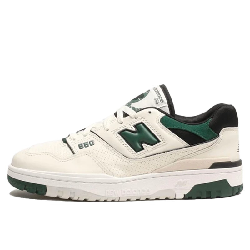 New Balance 550 Sea Salt Pine Green - 1