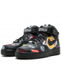 Air Force 1 NBA Supreme Black--AQ8017-001-Limited Resell 
