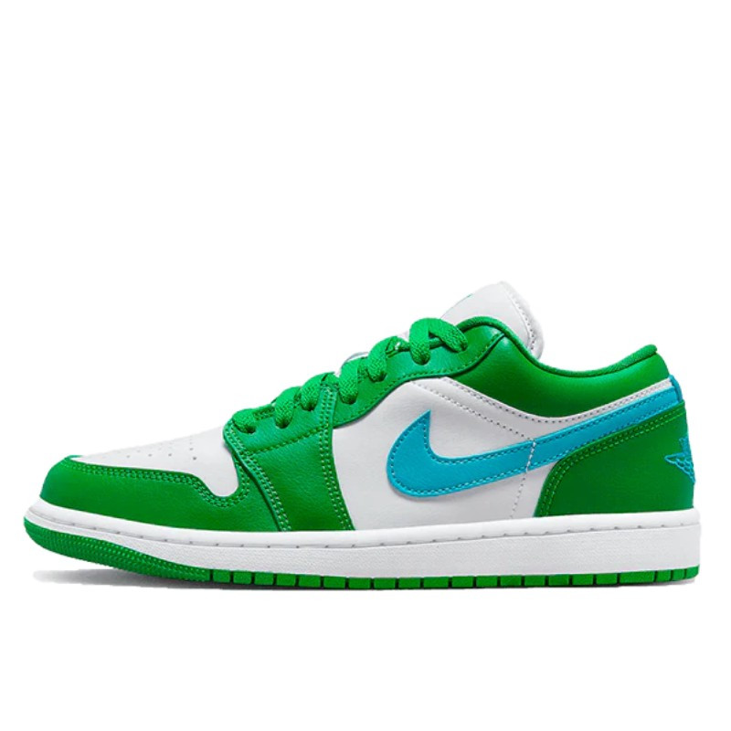 Air Jordan 1 Low Lucky Green Aquatone - 1