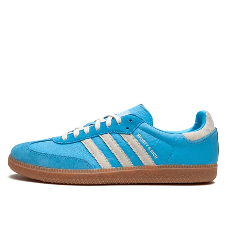 Adidas Samba OG Sporty & Rich Blue Grey - 1